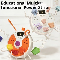 Juguete Educativo de PVC con Enchufes Simulados, Tablero de Actividades para Bebés, Entrenamiento de Concentración, Plug and Play, Unisex