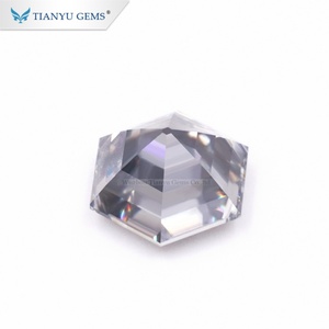 Tianyu Moissanite personalizado de fábrica al por mayor Moissanite gris suelto para joyería - Product Image 5