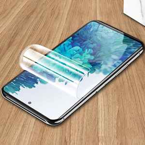 Protecteur d'écran pour Samsung, 2 pièces, Film <span class=keywords><strong>Hydrogel</strong></span> TPU souple, protection intégrale antidéflagrante, pour Galaxy S21, Ultra 5G - Product Image 2