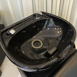 Chaise de lavage de cheveux de haute qualité pour salon de coiffure, lit de lavage de cheveux pour salon de beauté, pour salon de barbier avec bol en céramique - Product Image 4