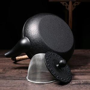 Cast Iron <b>Teapot</b> With Lid Large Capacity Heat Resistant For Home Use Around Fireplace Gift <b>Set</b> - Product Image 3