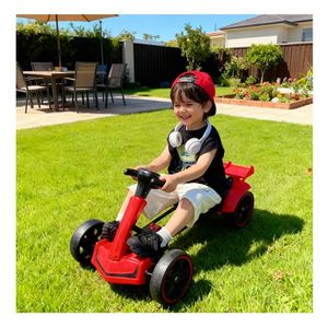 Coche Eléctrico de Proyección LED Avanzado para Niños de 2 a 4 Años, Doble Tracción, Motor 380, Batería 6V4.5, Construcción de Plástico Resistente - Product Image 2