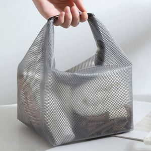 Waterproof Mesh <b>Drawstring</b> <b>Bag</b> Outdoor Lightweight Storage <b>Bag</b> Toiletry <b>Bag</b> - Product Image 3