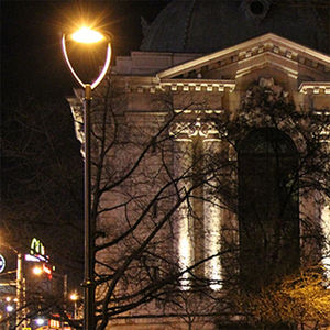 BERNA LIRA Farol Vial II Alumbrado público redondo clásico Luminaria urbana URBANA LIRA Post Rezidential Lámpara Park Light ESKADE LIRA - Product Image 5