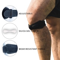 Attelle de genou en néoprène à prix d'usine, protection de la rotule, bandes flexibles pour le tendon, sangle pour la douleur postopératoire