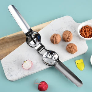 Pince à noix 2-en-1 en acier inoxydable, ouvre-noix, pince à noix et châtaignes, outil de décorticage, accessoires de cuisine - Product Image 4