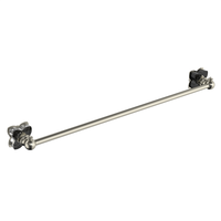 ROVON Porte-serviettes mural minimaliste de luxe en acier inoxydable avec finition brossée facile à nettoyer