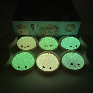 Glow in the Dark Squishy Bun <b>Toy</b> Steamed Dumpling Rainbow Mystery Stress Squeeze <b>Toy</b> Rare Golden Glitter Fidget for Kids Adults - Product Image 3