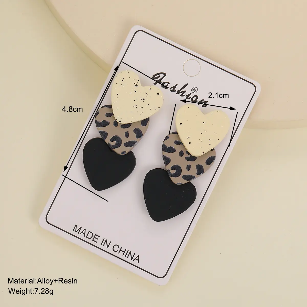 Boucles d'oreilles de coeur de costume de mode pour les femmes en gros N911056