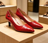 Cuir synthétique imitation crocodile gaufré effet miroir en PU, fabriqué en Chine, pour sacs et chaussures