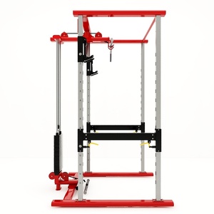 Rack de Squat, <span class=keywords><strong>Cage</strong></span> de <span class=keywords><strong>Musculation</strong></span>, Lat Pulldown, Rameur Basse, Multifonction avec Système de Poulies à Câble, Commercial et Domestique, Tout-en-un pour <span class=keywords><strong>Musculation</strong></span> - Product Image 5