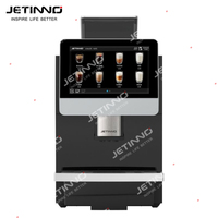 Cafetera Automática Jetinno JL31B, Cafetera de Doble Caldera con Sistema de Espuma de Leche