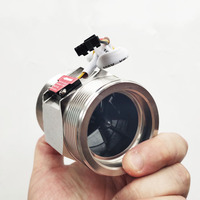 YF- DN50S Débitmètre à turbine à capteur de débit Hall en acier inoxydable de 2 pouces, précision +/-5%, plage 10-200L/min pour liquides/huiles