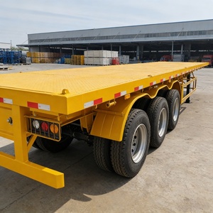 Remolque de Plataforma Multifuncional de 2/3 Ejes y 40 Pies para Transporte de Contenedores y Equipos - Product Image 6