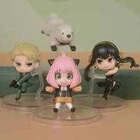 4 pièces/ensemble de 5CM, jouet de figurine en PVC de dessin animé espion X FAMILY Q Ver Gashapon TOMY Twilight Anya yo Halloween décoration Gif