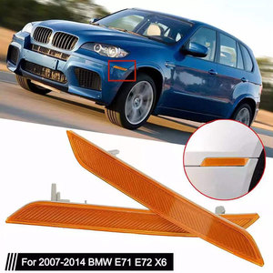 Réflecteur de pare-chocs avant BMW X5 X6, garniture lumineuse orange à clipser 63147179991 - Product Image 2