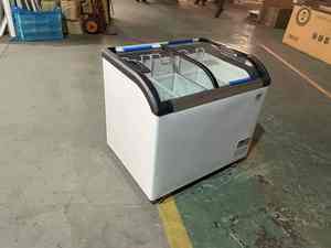 Congélateur vitrine haut de gamme pour glaces avec porte en verre pour supermarché - Product Image 2