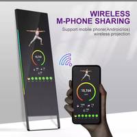 Espejo inteligente para hacer ejercicio en el hogar, para Android/ventana, inteligencia artificial, Yoga, baile
