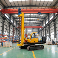 Nouvelle Foreuse Rotative FT à Moteur Diesel, Pileuse Hydraulique, Mobilité sur Chenilles et sur Roues, Profondeur Personnalisable, Moteur Cummins