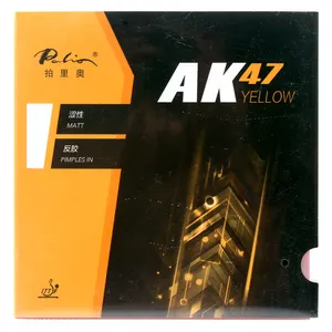 Желтый резиновый пинг-понг для настольного тенниса Palio AK47
