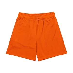 Unisex Embroidered Summer <b>Shorts</b> Comfortable Elastic Waistband Jersey Breathable OEM Blank for Custom Sublimation Solid Pattern - Product Image 1