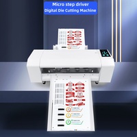 Servocontrolador de conexión USB, herramienta de corte de contorno automático de alta velocidad, A3 + hoja de papel, etiqueta, motor de paso, trazador de corte con alimentación automática