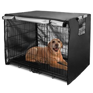 Jaula de perro transpirable grande personalizada de fábrica, cubierta de jaula aislada, cubierta de perrera - Product Image 1