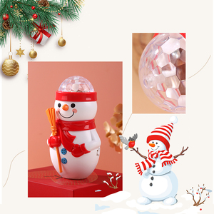 Palos LED parpadeantes muñeco <span class=keywords><strong>de</strong></span> nieve con música efecto <span class=keywords><strong>de</strong></span> luz giratoria <span class=keywords><strong>de</strong></span> 360 grados regalo <span class=keywords><strong>de</strong></span> <span class=keywords><strong>Navidad</strong></span> <span class=keywords><strong>para</strong></span> niños - Product Image 3