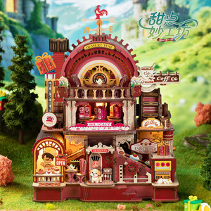 <span class=keywords><strong>Atelier</strong></span> de <span class=keywords><strong>Bricolage</strong></span> en Bois <span class=keywords><strong>pour</strong></span> Desserts : Modèle Mécanique à Assembler, Grand Jouet Fait Main, Cabane à Construire, Cadeau <span class=keywords><strong>pour</strong></span> Femme - Product Image 4