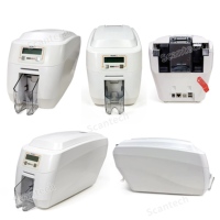 Printer Kartu Transfer Termal Magicard 300NEO Asli, Plastik 300dpi PVC NFC, Satu Sisi/Dua Sisi, Impresora Kartu ID
