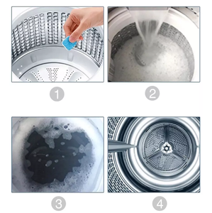 Einweg-umwelt freundliche Tiefenreinigungs-Brause tabletten für Waschmaschinen reiniger - Product Image 5