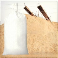 Sacs en polypropylène tubulaire tissé recyclables en gros de Chine, sacs vides pour l'emballage du sable ou des engrais