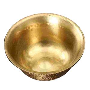 1 件藏传佛教用品铜制净水碗神圣仪式家居装饰 KYY8465 - Product Image 1
