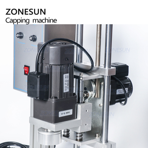 Zonesun เครื่องพ่นน้ำ ZS-XG450ไฟฟ้ากึ่งอัตโนมัติ, เครื่องปิดฝาขวดฆ่าเชื้อด้วยสกรูสำหรับวางบนโต๊ะ - Product Image 4