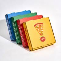 Boîte à pizza personnalisée à 3 compartiments, impression personnalisée, emballage en carton, boîtes en papier pour livraison de nourriture avec logo pour 3 mini pizzas