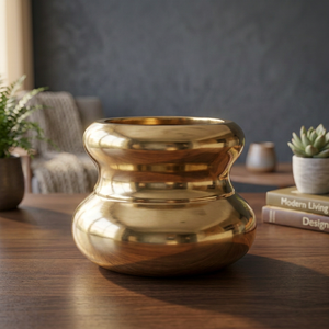 Brass Gourd Shape Furniture Leg for Table Modern Design Home Office Use Heavy Duty - Product Image 3