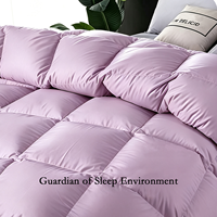 Couette de luxe en duvet de canard blanc, taille King, 1200g de garnissage, hypoallergénique, enveloppe en coton ciré doux, super chaude pour l'hiver, pour la maison et l'hôtel