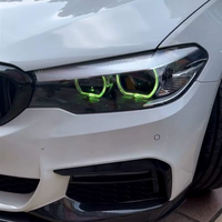 Kit d'installation DIY : Bande LED RGBW Magique Contrôlée par APP, Plaques DRL 12V pour Adaptateur de Phare Série 5 M5/F90/G30 540/G38