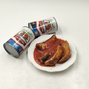 <span class=keywords><strong>Pescado</strong></span> enlatado en salsa de tomate 425G, trozos de macarela, conservación de partes del cuerpo del pez - Product Image 3