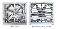 Ventilateur d'extraction mural industriel robuste de 50 pouces, ventilateur d'extraction pour serre, ferme, poulailler, extracteur de chaleur