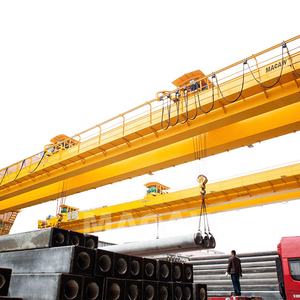 Grúa de radiocontrol de cabina usada de fábrica de cemento de mármol, viga en voladizo, puente de doble viga, grúa de pórtico Goliath, 30 toneladas - Product Image 2