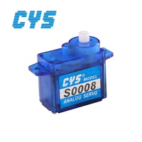 Mini servo sans noyau économique à couple élevé et longue durée de vie, boîtier en plastique léger, 5 kg, compatible avec hélicoptères et avions RC, pièces de rechange en vrac