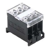 Bloc de bornes automobile IN13BK noir 20A 600V, connexion à vis, contacts en laiton, connecteur de câble en matériau PC