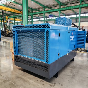 Compresor de Aire de Tornillo Diésel Portátil TZ550-15Y Equipado con Motor Cummins de 6 Cilindros Refrigerado por Agua, Usado en Carreteras Fotovoltaicas - Product Image 1