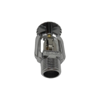 Sprinkler vertical anti-incendie 1/2 pouce, réponse standard, 5 mm, rouge, 162 ° Laiton véritable F Y-ZSTZ80-72 ℃   Q5 Factory Logo personnalisé Facile à installer