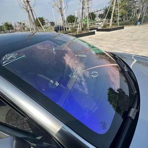 Película Protectora <span class=keywords><strong>Solar</strong></span> para Ventanas de Auto, Aislante Térmico, Privacidad, Cambio de Color, Parabrisas Delantero Colorido, Rechazo de Rayos UV del 99% - Product Image 1