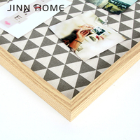 JINN HOME Tableau photo en bois en forme de maison, porte-mémos, cadre d'affichage de photos, support photo de table pour la décoration intérieure