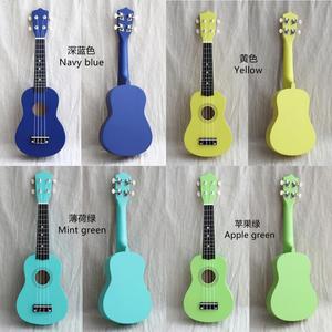 Instrumento musical colorido bajo madera contrachapada cuerdas de nailon guitarra hawaiana <span class=keywords><strong>ukelele</strong></span> 21" - Product Image 6