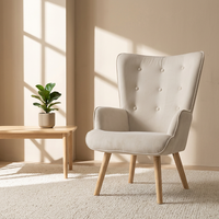 Chaises de salle à manger inclinables rembourrées de luxe en gros d'usine, chaise de loisirs moderne pour salon, bureau à domicile, chambre à coucher