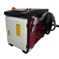 เครื่องเชื่อมเลเซอร์ไฟเบอร์แบบพกพาขนาดเล็ก 2000W DMK รุ่นใหม่ พร้อมแหล่งกำเนิดเลเซอร์ ใช้งานง่ายสำหรับการเชื่อมโลหะ - Product Image 3